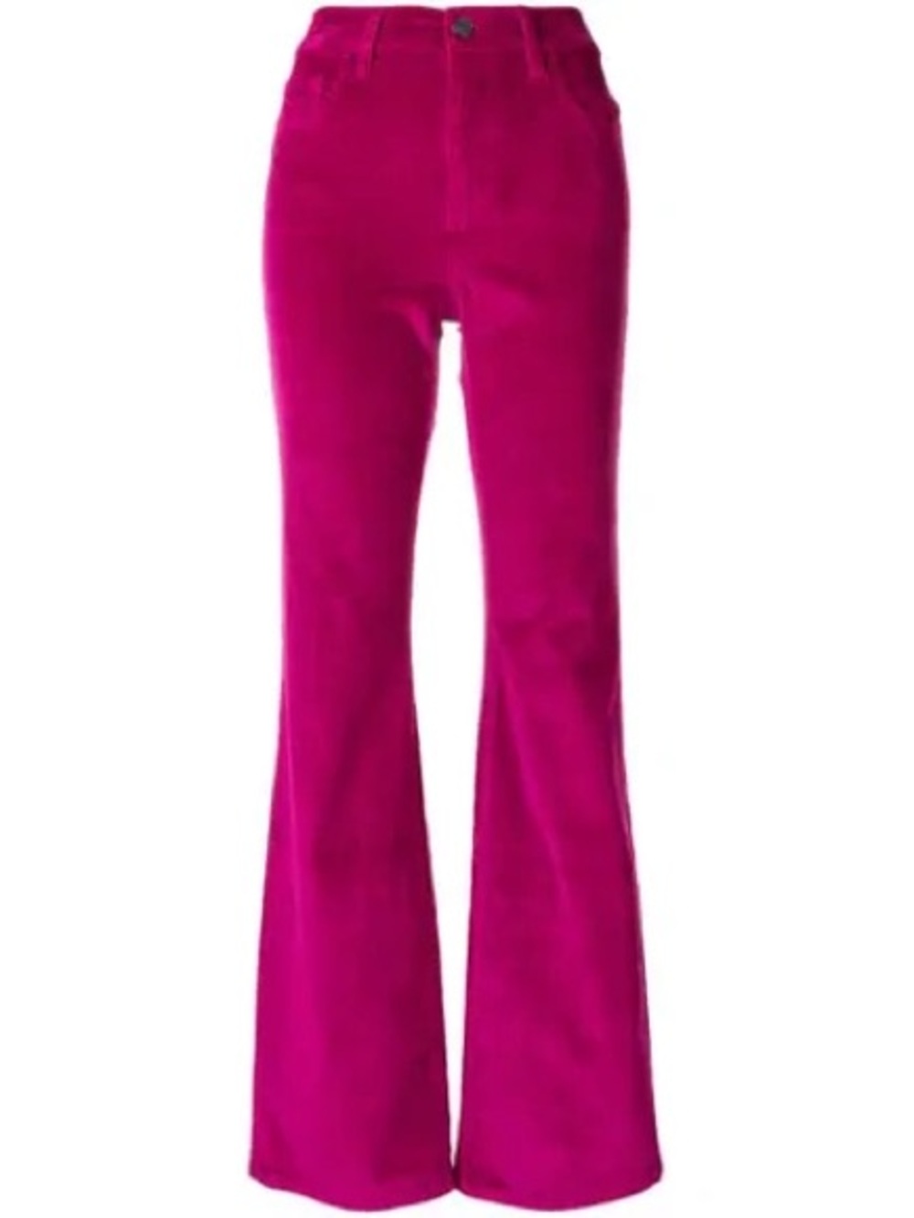 Current Elliott  Jarvis Stretch Cotton-blend Corduroy Flared Pants In Wild Aster